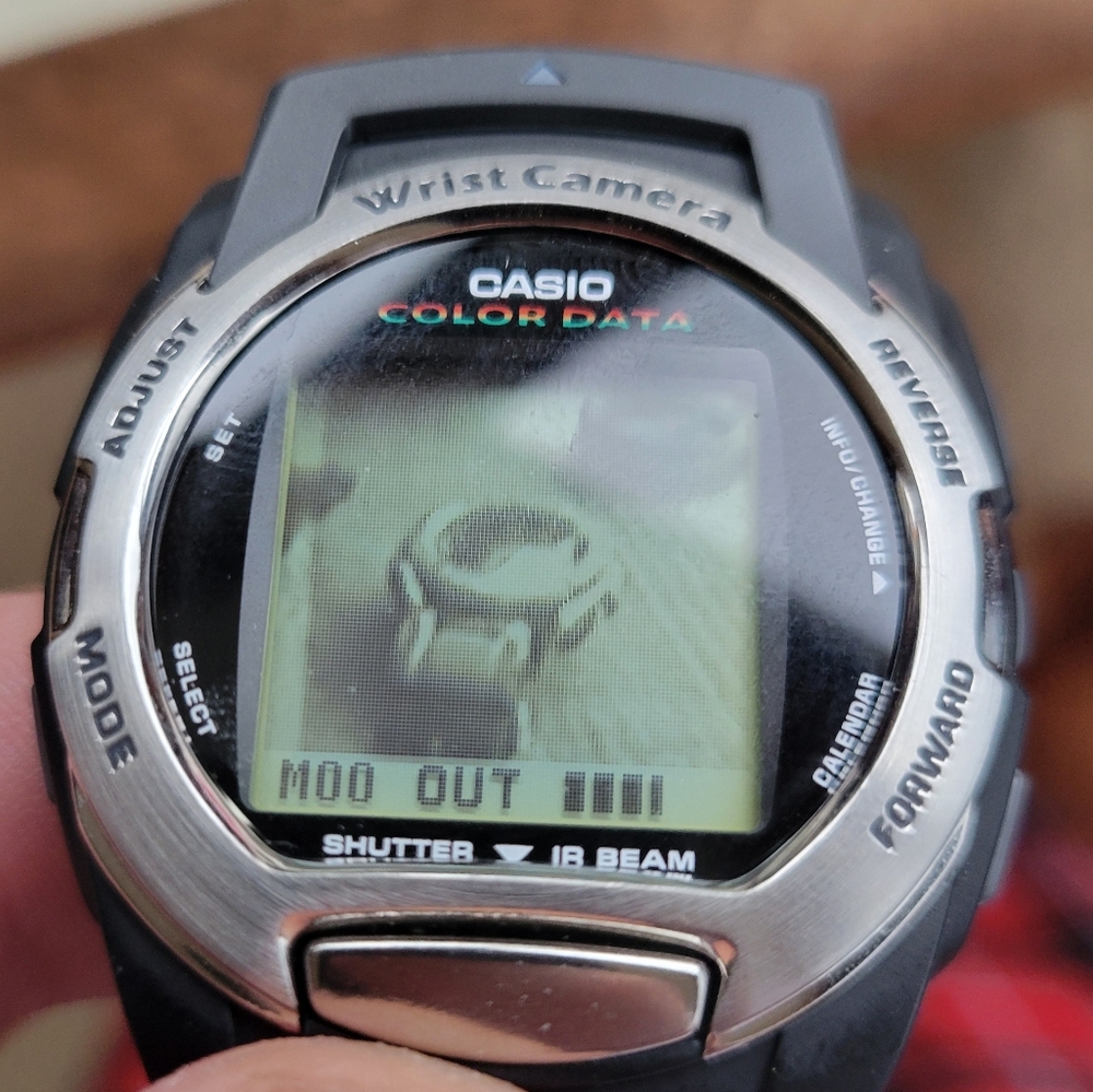 NOS Casio Paul McCartney Wrist Camera Watch WQV-3 Vintage 2000